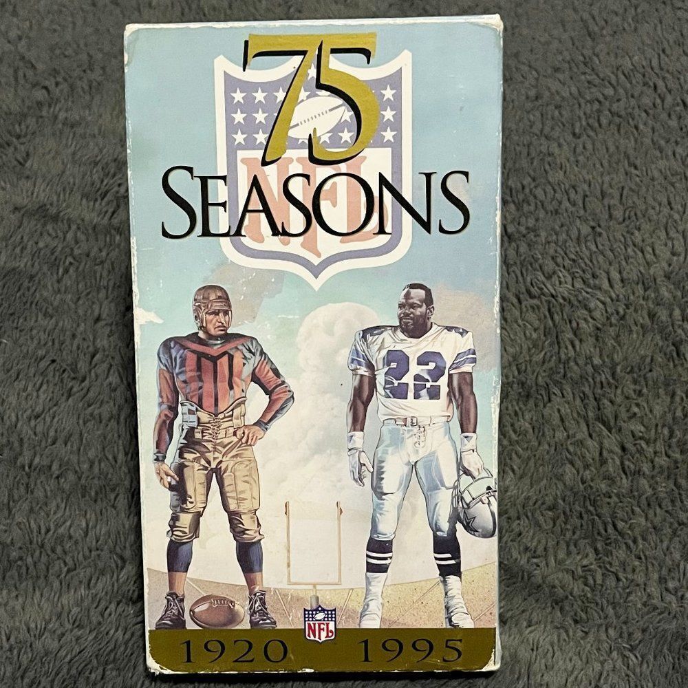 🔮 5/$25 Vintage NFL 75‎ Seasons 1920 - 1995 VHS